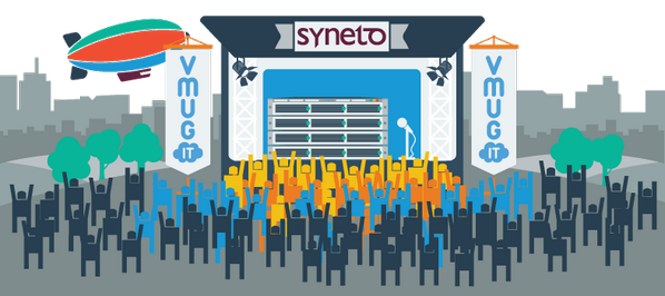 syneto's tweet image. We are sponsoring #VMUG Conference in Milano on May 7th! See you there: syneto.net/?p=7799 #ZFS #VMwareStorage