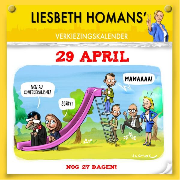 Mijn verkiezingskalender. Met <a href="/BenWeyts/">Ben Weyts</a>! Dank aan retweeters!
