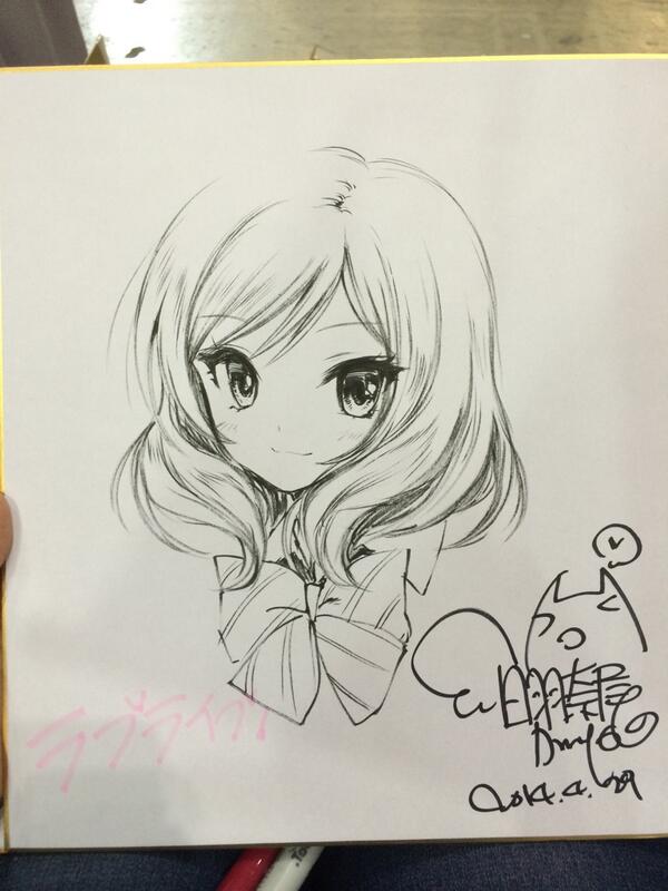 コミック1なう！ラブライブのスケブのたくさん描きました！その一部〜