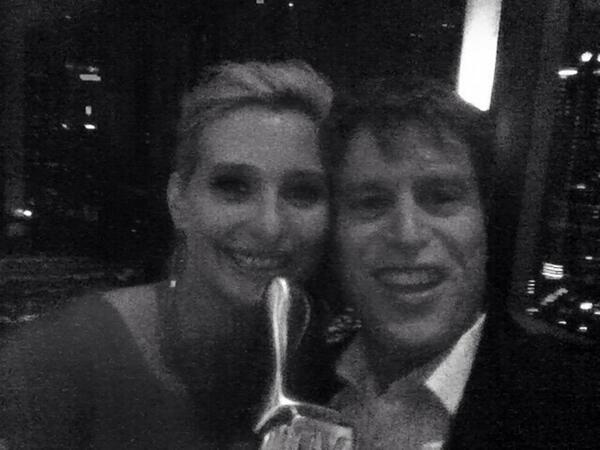 Peter_Colquhoun's tweet photo. A couple of shadowy figures stalking yet another incredible win at the logies for @BHG http://t.co/t559jyVfGF