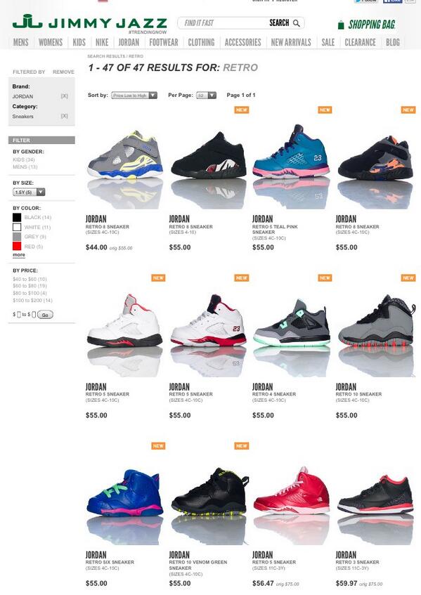 jimmy jazz jordan clearance