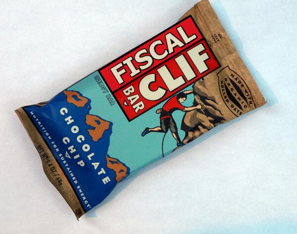 dafarch's tweet image. Loved the new show...The Fiscal Cliff Bar.  Truth in advertising!