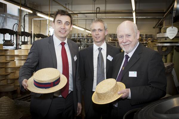 Visit from Kelvin Hopkins MP and Gavin Shuker MP celebrating Olney's 100 years of UK Manufacturing