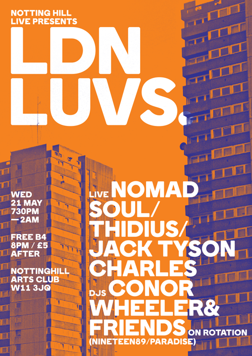 nomadsoulcoll's tweet photo. First show of 2014 @nottinghillarts on the 21st of May, going to be showcasing our new EP plus more! http://t.co/jT2qw66TgX