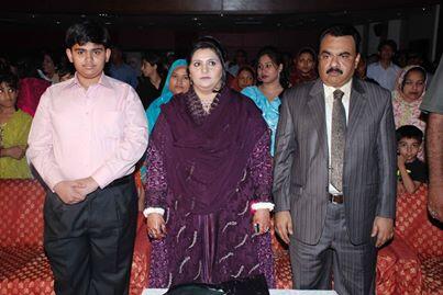 T_C_G_S's tweet photo. Our Administrator Sir Urooj ul Hassan her wife Our Depty Administrator Madam Shabana and their Son. http://t.co/yKg8HIHj3r