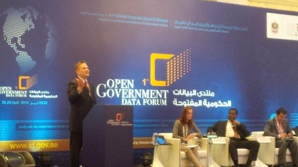 anupsdesk's tweet image. Carel Badenhorst @SASsoftware speaking at #opendataid @EmiratesID on the UN global Pulse SAS project on text mining