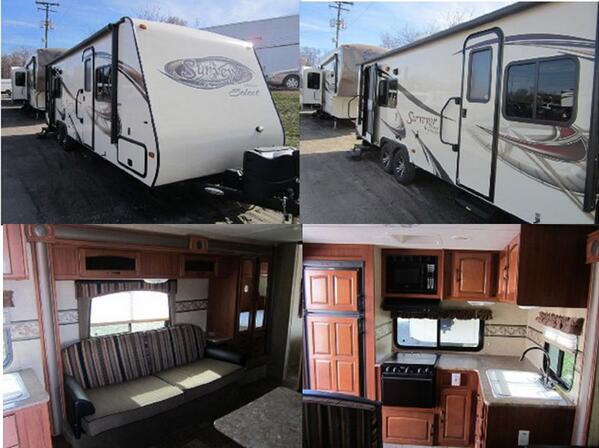RVSTOCK's tweet photo. Used 2012 #forest_river_surveyor #Travel_trailer in Richmond @http://goo.gl/vt8HdO http://t.co/4wrBTZ8SKD