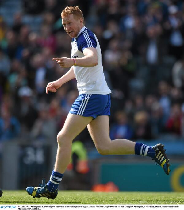 officialgaa's tweet photo. RT if you think @monaghangaa star Kieran Hughes should be crowned the GAA.ie Player of the Week! http://t.co/Wce3JzHXKb