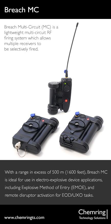 ChemringEOD's tweet photo. Breach MC - a new short-range RF initiator at #CTExpo (Stand H35) - http://t.co/gn3HaghhFV http://t.co/iNvNGw3Ncv