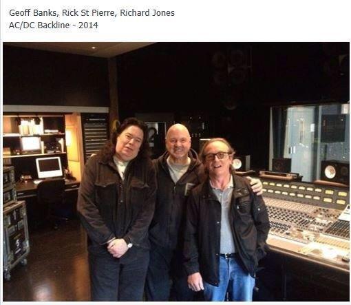 ACDCtweets's tweet image. Geoff Banks, Rick St Pierre, Richard Jones 
AC/DC Backline - 2014  #acdc #acdcnewalbum