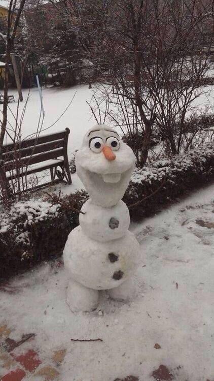 WADAIPICs's tweet photo. オラフ作ったよ〜♥︎ http://t.co/9HePpPUYPp