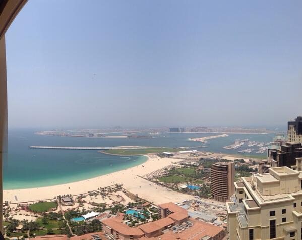 Not a bad view..... #DubaiPenthouse