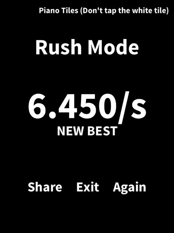 Mogtarib's tweet photo. Rush Mode! 6.450/s !! Awesome! Who can beat me in @PianoTiles -> http://t.co/zfV8sG2ODn
#PianoTiles http://t.co/LiBz2ou2Cx