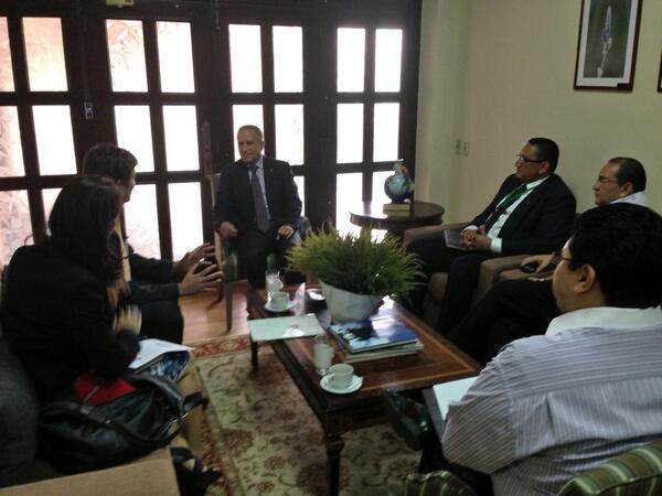 Reunido con delegación española definiendo proyectos de cooperación para nuestro municipios