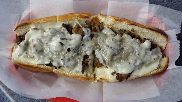 slicebwk's tweet image. Tuesday Special! Buy an 8" Philly Cheese Steak, Chips and 20 oz Drink for $6.99+tax. Offer good until 4/29 4pm