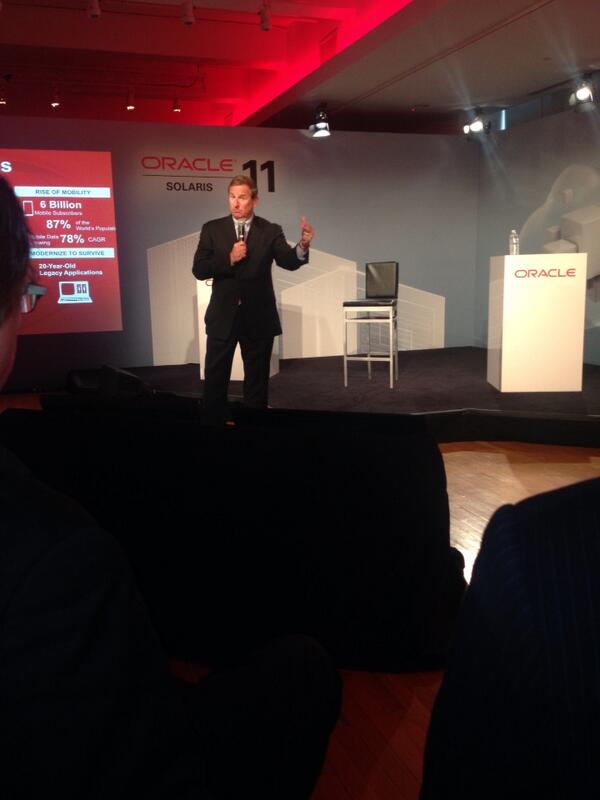 Mark Hurd just started