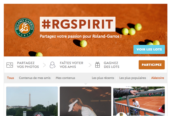 rolandgarros's tweet photo. Plus que 7 jours pour partager vos photos/videos sur #RGSpirit http://t.co/JQtzL9TJBl ! A gagner des billets ! #RG14 http://t.co/lEpMIiALo9