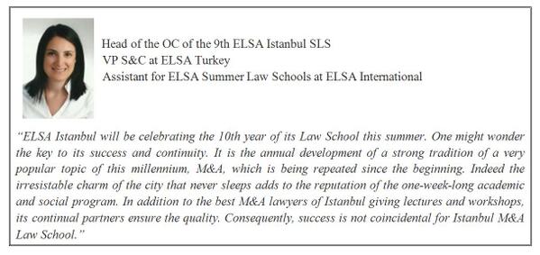We would like to thank Işıl Ergeç for her supports to our law school in its golden year!