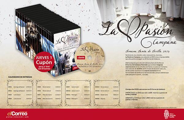 Consigue el jueves el primer cupón para el 2º DVD de la Semana Santa de #Sevilla 2014 elcorreoweb.es/2014/04/25/con…