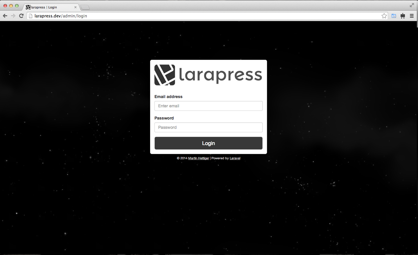 Login Page