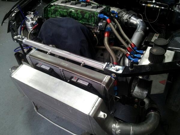 A_TM_ENG's tweet image. Highly tuned mitsubishi evo intercooler work