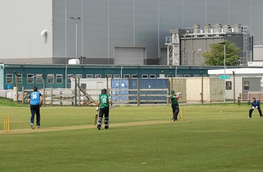 DerbyshireCCC's tweet image. SECOND XI ACTION: Here's @Cotts1993 in action for the Second XI earlier, claiming one of his three wickets #DCCC2nds
