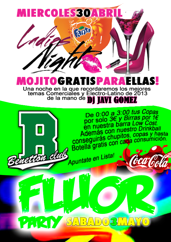benettonclub's tweet photo. Noche dedicada a ELLAS, donde bailaremos todos los temas que nos marcaron en el 2013!
Listas: http://t.co/UIyjPVffgp http://t.co/HyhDWkXBEz