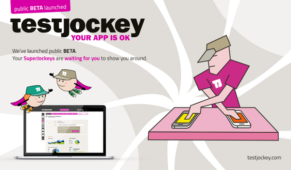 TestJockeyApp's tweet photo. Hey! We went live with TestJockey that helps you beta test mobile apps. Feedback is welcome! http://t.co/0ok4QWxplc http://t.co/A9ZcGYKUqI