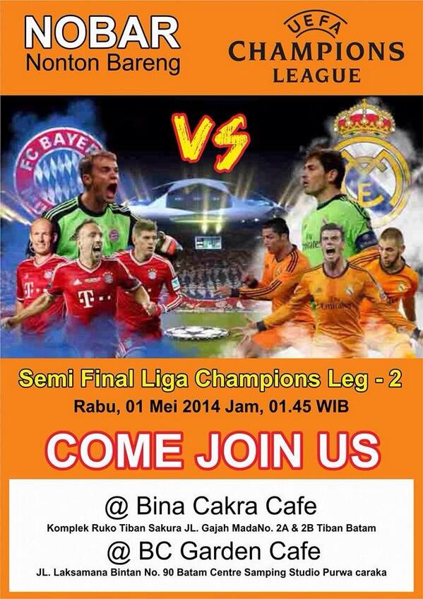 Jadwal begadang malam ini