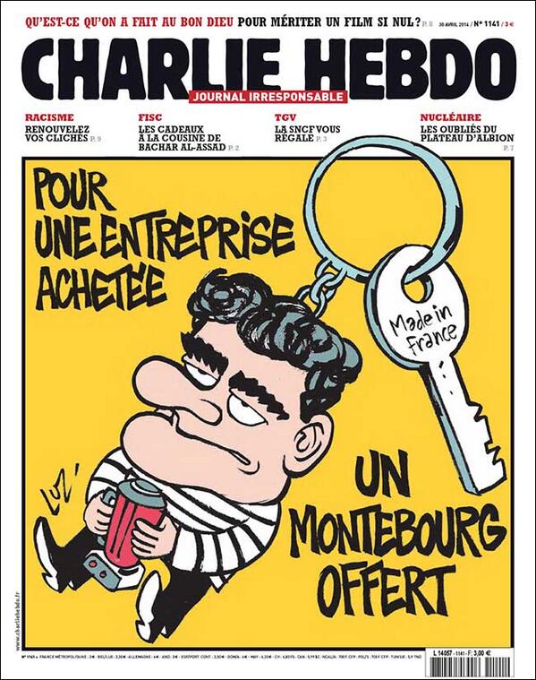 Charlie_Hebdo_'s tweet image. Et voici la une de Charlie demain chez votre marchand de journaux!