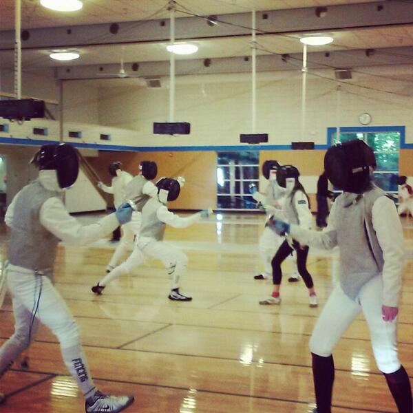 RCFC's tweet photo. Continuing adult foil meets Tuesday's and Thursdays. #fencing http://t.co/g4Xtdj4Gsr