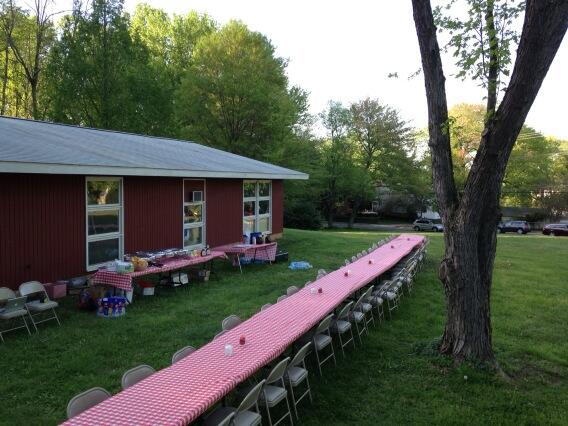 FirehouseDC's tweet image. We are all set up at the barn. Get over here for a family style BBQ and some worship. 1988 Kirby Rd.