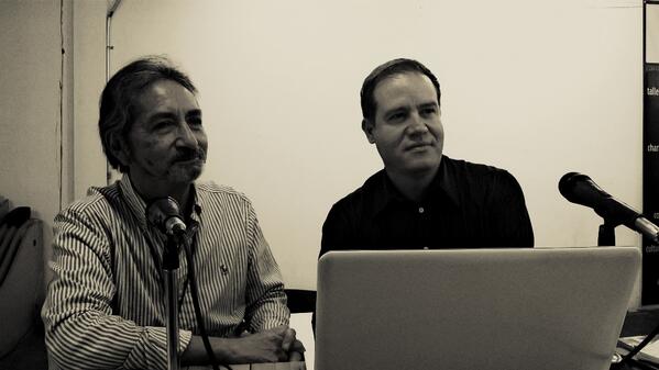 radioarq's tweet photo. Nuestros amigos @cieloonce y Sófocles Hernández en @UbiCiudad http://t.co/NrefzCddzm http://t.co/TK0LfYN7q7