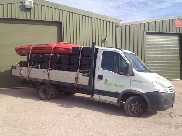 More modular floating pontoons ready for installation tomorrow.