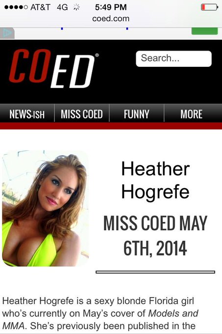 I'm today's Miss Coed! Go to http://t.co/AHwOhBnVet to see my photos and feature ❤️ http://t.co/kAGL<a href="/tag/friskyfriday"class="tags"><span>#friskyfriday</span></a>