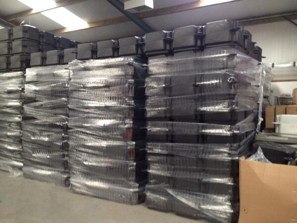 Our latest pontoon delivery from our German manufacturing facility.