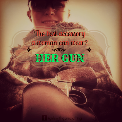 GirlswthGuns's tweet photo. "The best accessory a woman can wear? Her gun." RT if you agree! #GWG @MossyOak #2A @rugerguns #SafetyIsSexy @NRA http://t.co/1lK6Fz7ovQ