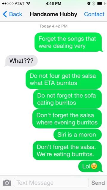 ellalovespugs's tweet image. Seriously, Siri needs a tune-up. #JustText