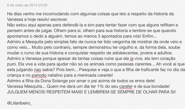 LillaRibeiro_'s tweet photo. Hoje nao aguentei e resolvi escrever....
Odeio injustiça!
@vanmesquitareal @Portal_Clanessa http://t.co/9TgVwc3Qjj