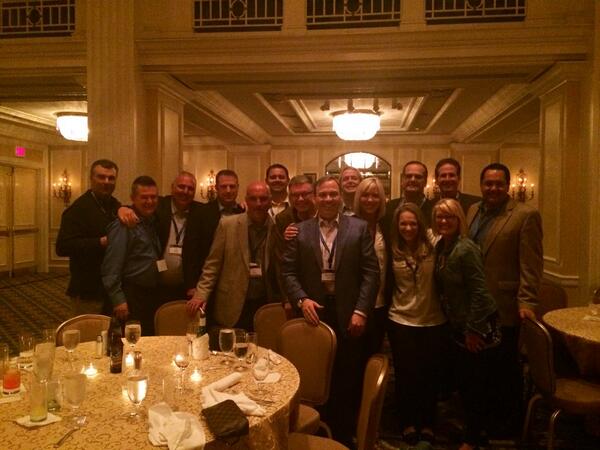 ANNED2000's tweet photo. Celebrating at Circle of Excellence with my "RVPeeps" and Bruce! http://t.co/2WqaRRIYt5