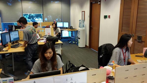 orangebread's tweet image. Getting serious! #msgpdhackday2014 @msgpdhackday