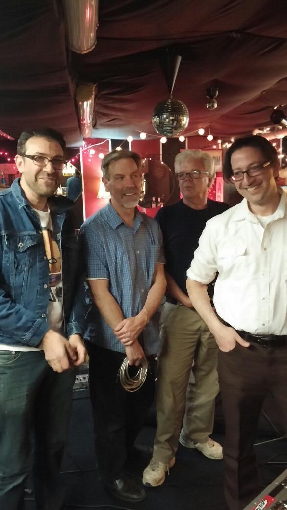 John Train rehearsing for Jesse and Kate's wedding. #SeeyaFriday