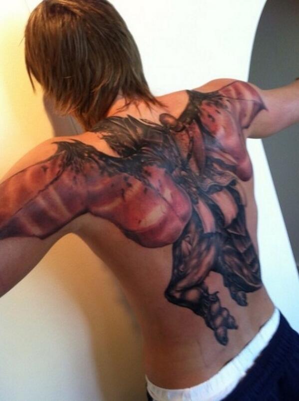 almiller05's tweet photo. @Shanny_24 bro you just now seeing this? Hands down best tat in all of sports. Maybe in all of life http://t.co/kVMsnAFFUa