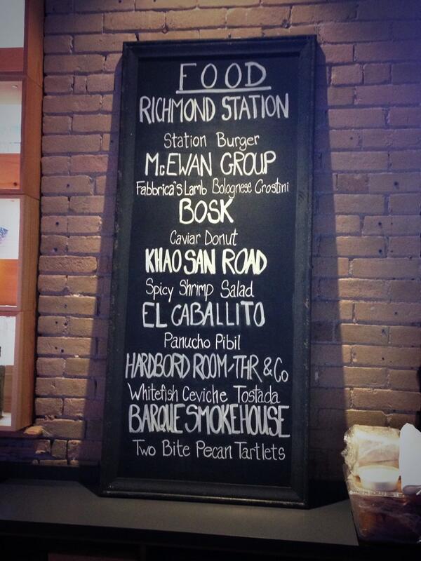 ChefDCampbell's tweet image. Setting up for the @tasteoftoronto launch party. Check out some of the food being served tonight. #food #toronto