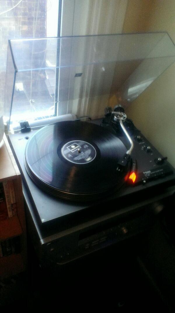 Listening to revolver on my early birthday present from my babe. <a href="/jennellison1501/">Jennifer Ellison</a>
