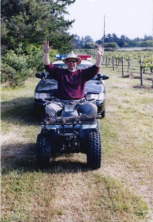 NVC_Winery's tweet photo. Dr. Krebs got arrested in the vineyard?! http://t.co/9t443lOba2