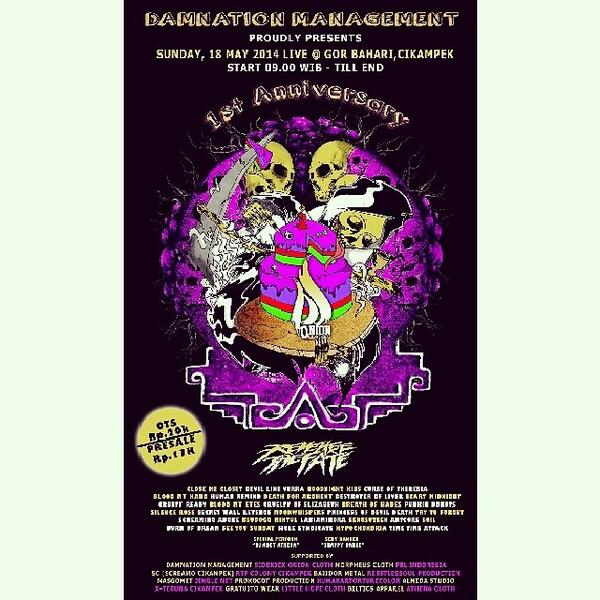 punkindonuts_'s tweet photo. we're cominback on next gigs sunday 18 may at gor bahari cikampek. http://t.co/glceHnXD0u