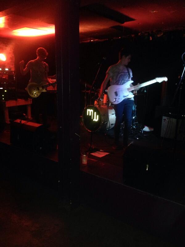 PLAYLMF's tweet image. First band of the night hitting the stage #8MilesHigh