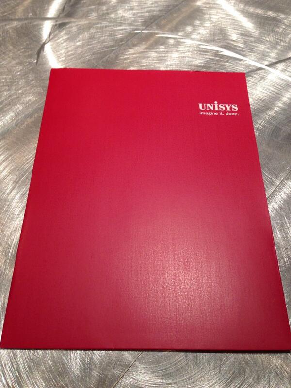 UnisysWorkspace's tweet photo. Come have lunch with @GloriaBurke at #CITEconf to discuss your #SocBiz Transformation. Look for our red folders! http://t.co/WqHJAqXUFV