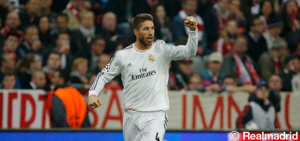 realmadrid's tweet photo. 21’ Bayern 0-2 Real Madrid (16’, 20’ @SergioRamos). #BayernRealMadrid #RoadToLisbon #RMLive http://t.co/yUMHGytYgH